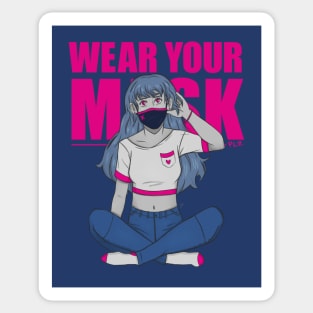 Wear Your Mask (plz) Sticker